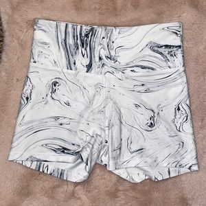 Balance collection marble yoga shorts